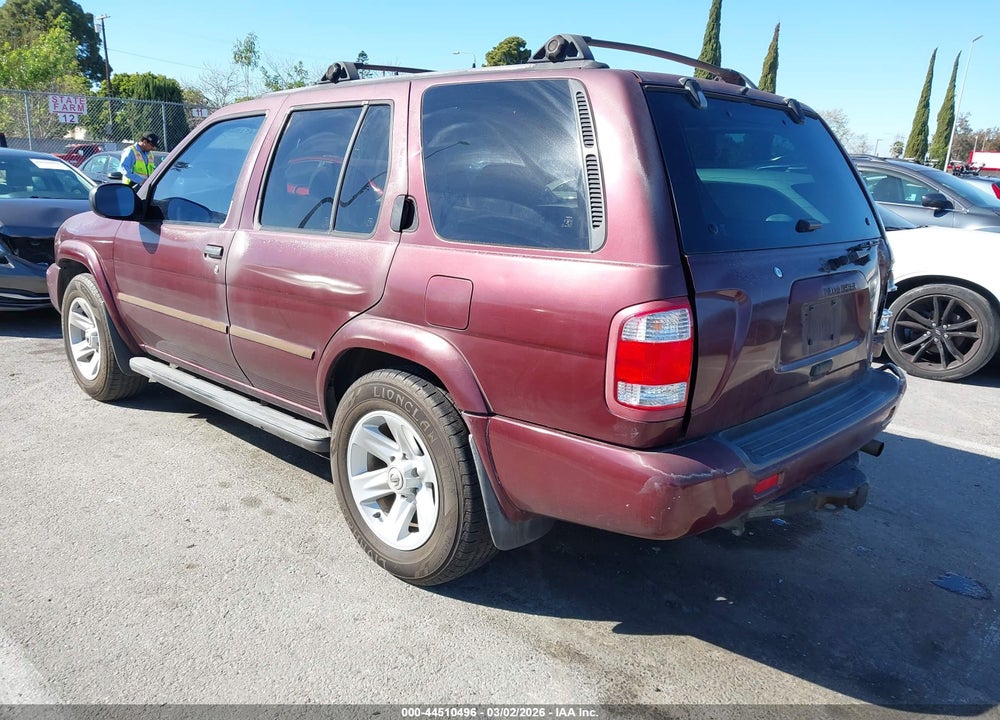 2002 NISSAN PATHFINDER LE VIN: JN8DR09X02W661006