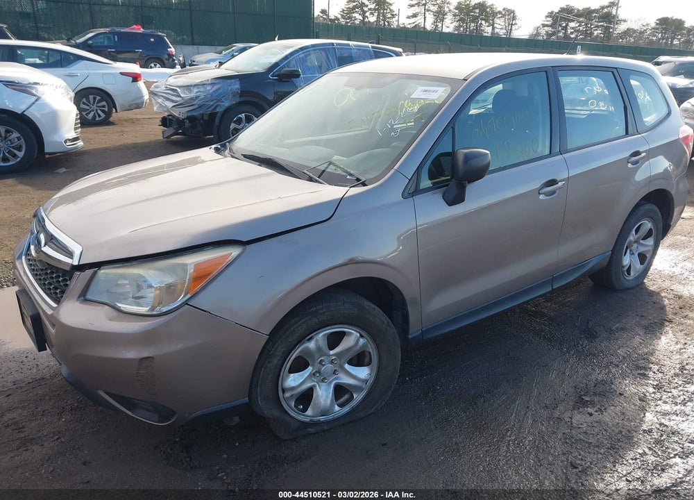2014 SUBARU FORESTER 2.5I VIN: JF2SJAACXEH507941