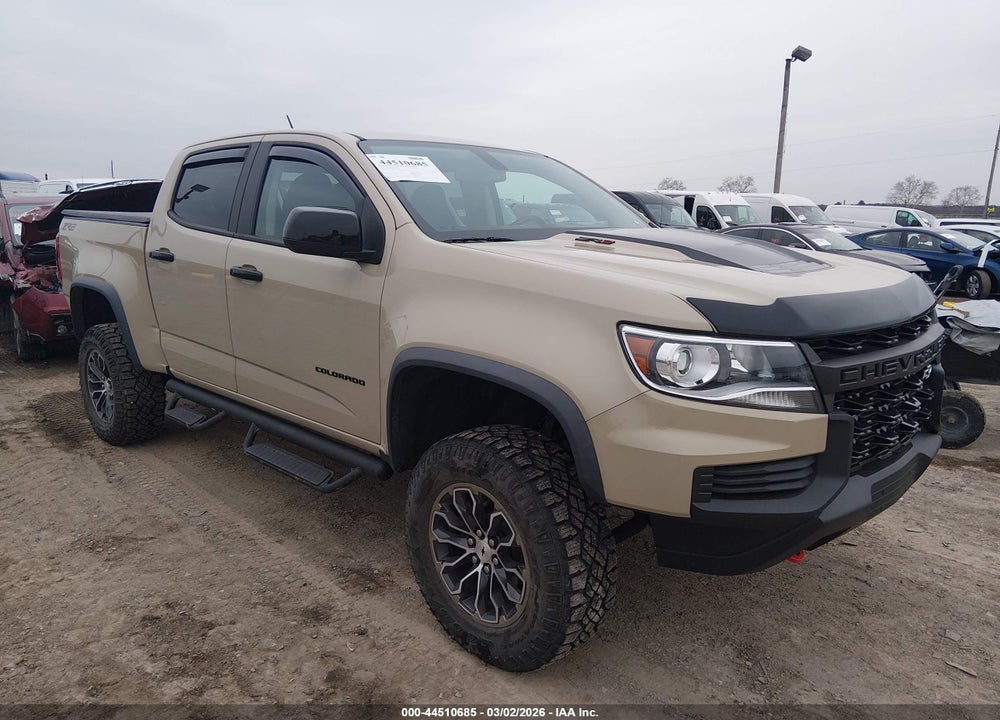 2021 CHEVROLET COLORADO 4WD  SHORT BOX ZR2 VIN: 1GCGTEEN4M1290119