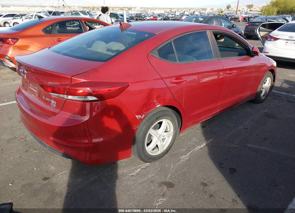 2017 HYUNDAI ELANTRA SE VIN: KMHD74LF7HU392091