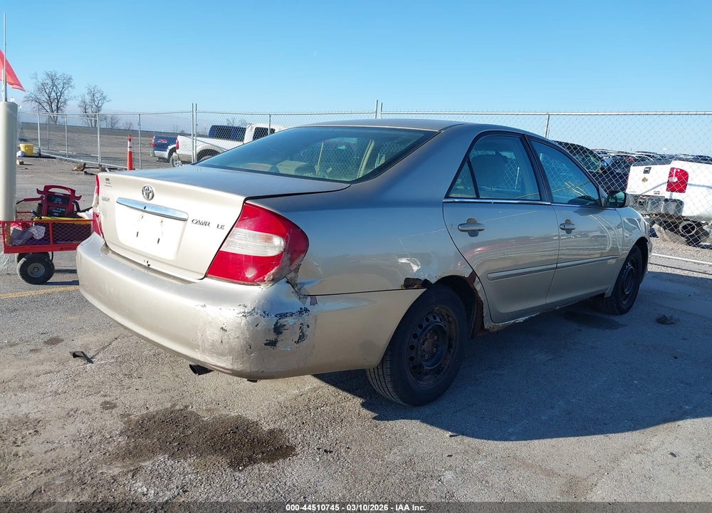 2003 TOYOTA CAMRY LE VIN: 4T1BE32K53U235075