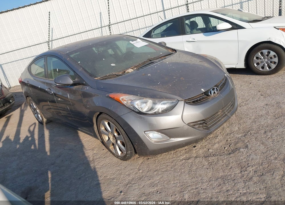 2013 HYUNDAI ELANTRA LIMITED VIN: 5NPDH4AE4DH206698