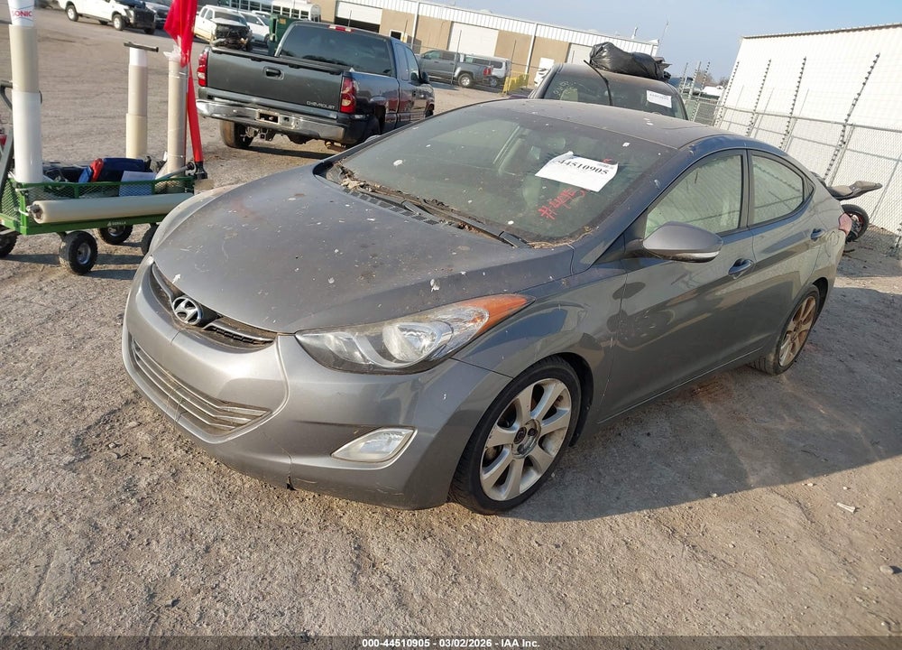 2013 HYUNDAI ELANTRA LIMITED VIN: 5NPDH4AE4DH206698