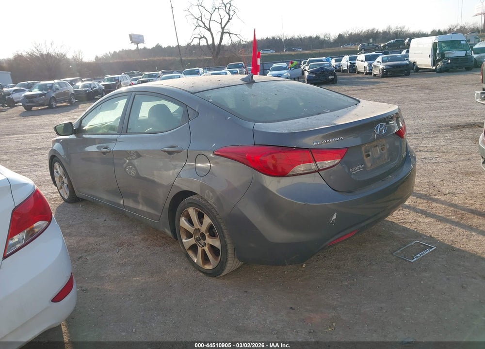2013 HYUNDAI ELANTRA LIMITED VIN: 5NPDH4AE4DH206698