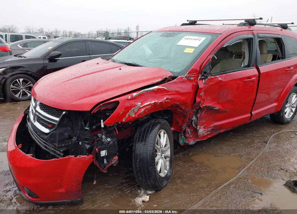 2016 DODGE JOURNEY SXT VIN: 3C4PDCBG5GT218687