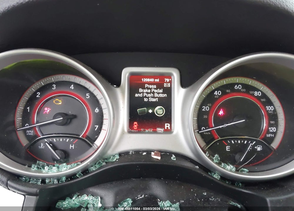 2016 DODGE JOURNEY SXT VIN: 3C4PDCBG5GT218687