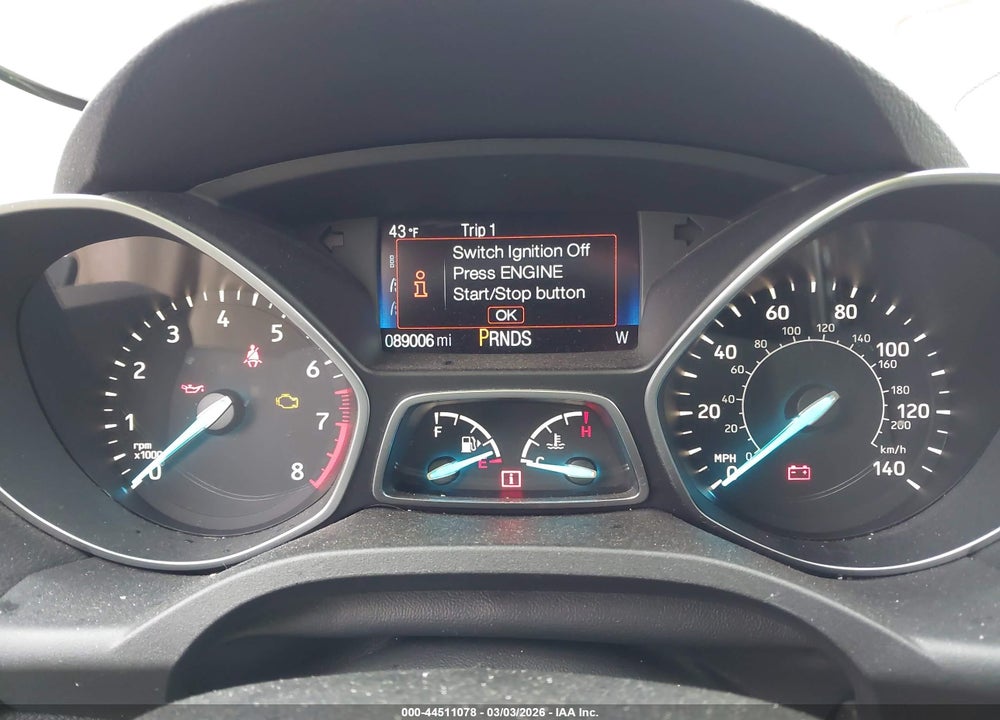 2017 FORD ESCAPE TITANIUM VIN: 1FMCU9JD9HUA12476