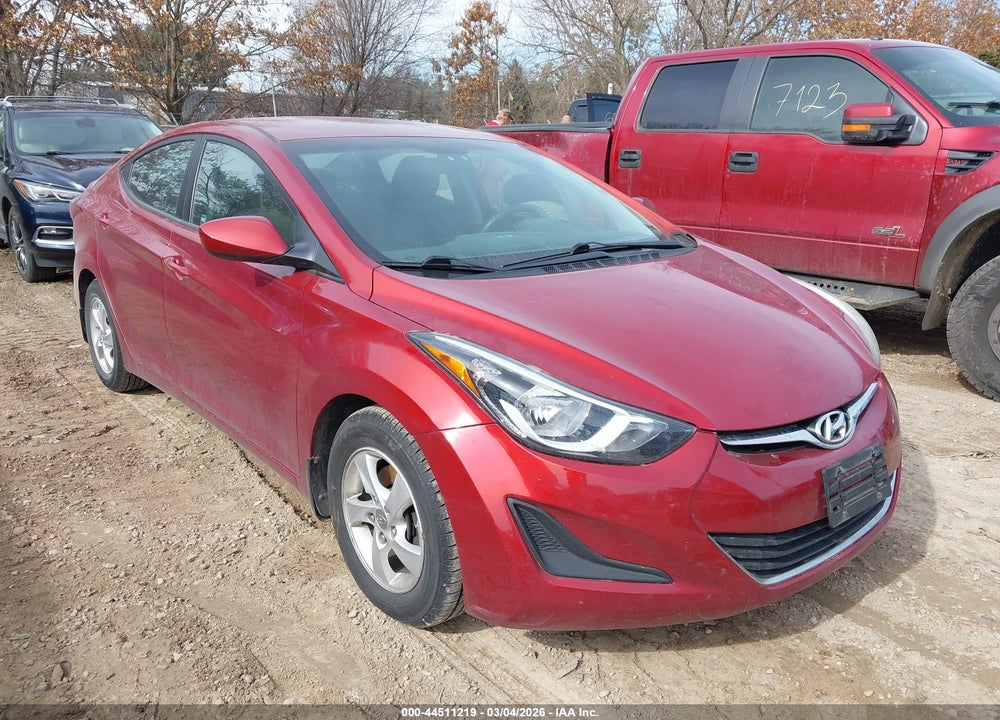 2014 HYUNDAI ELANTRA SE VIN: 5NPDH4AE6EH534819