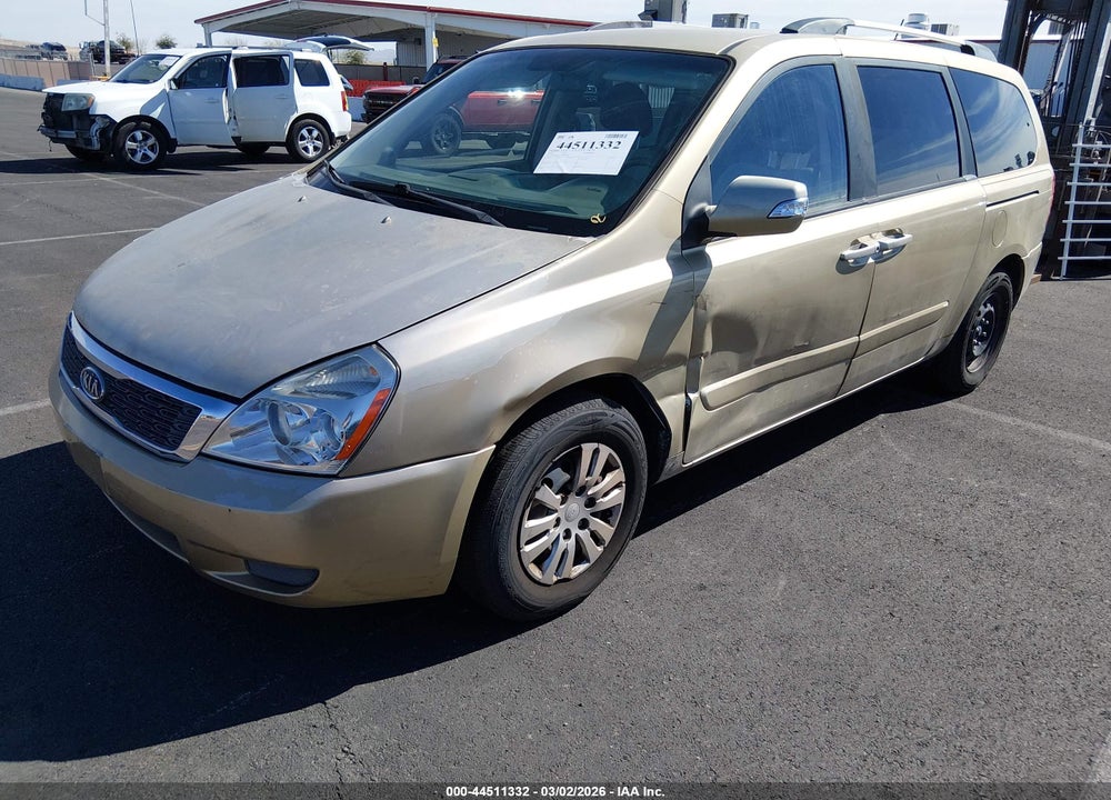 2011 KIA SEDONA LX VIN: KNDMG4C75B6406868