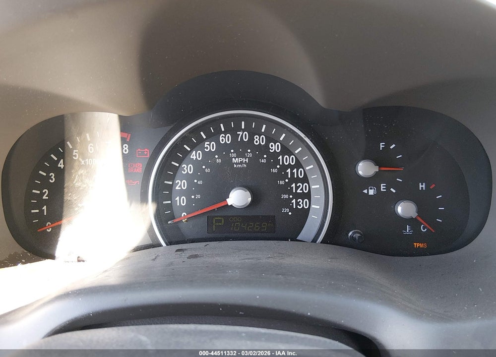 2011 KIA SEDONA LX VIN: KNDMG4C75B6406868