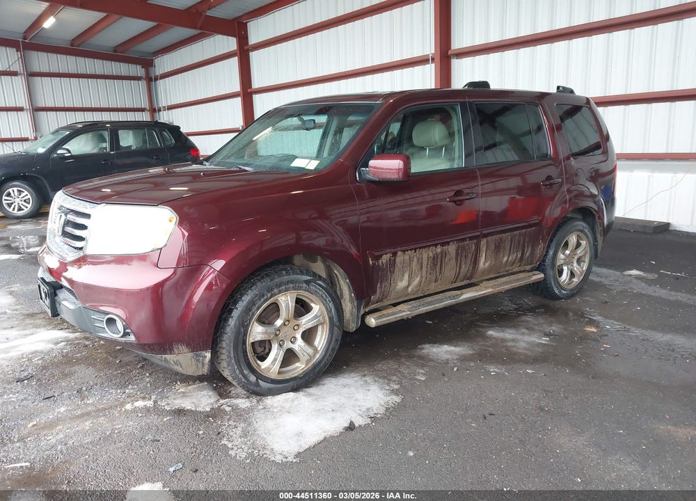 2013 HONDA PILOT EX-L VIN: 5FNYF4H51DB013002