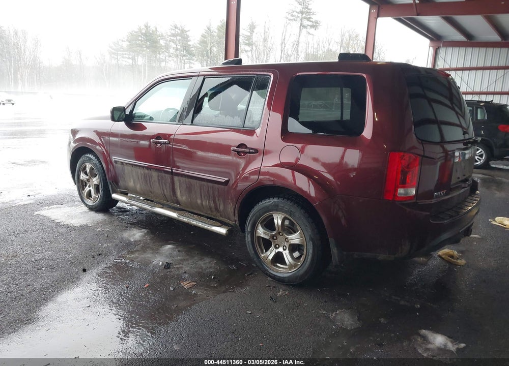 2013 HONDA PILOT EX-L VIN: 5FNYF4H51DB013002