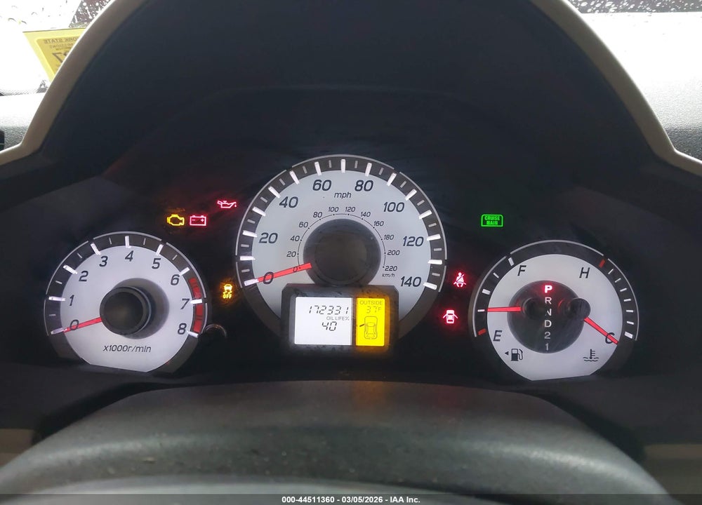 2013 HONDA PILOT EX-L VIN: 5FNYF4H51DB013002