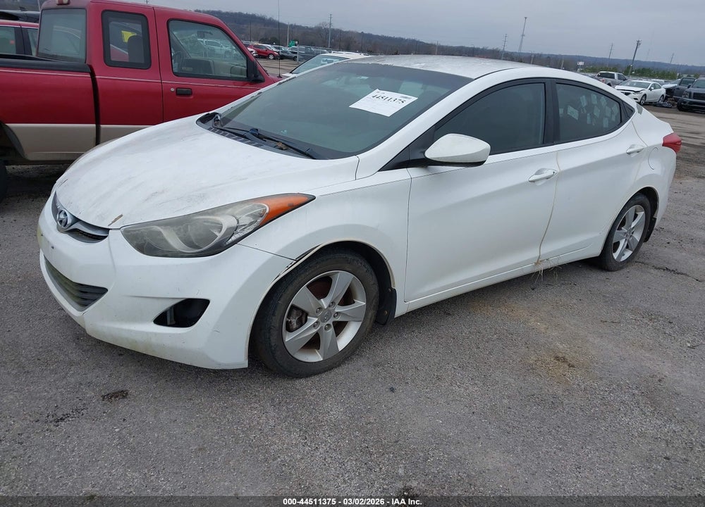2013 HYUNDAI ELANTRA GLS VIN: 5NPDH4AE2DH390958