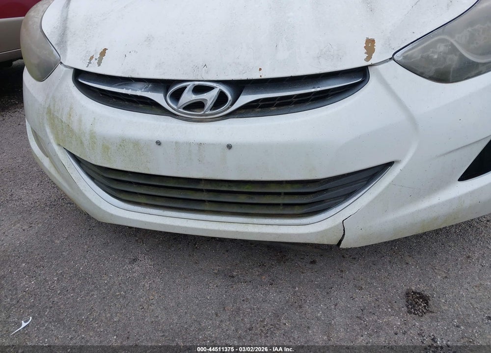 2013 HYUNDAI ELANTRA GLS VIN: 5NPDH4AE2DH390958