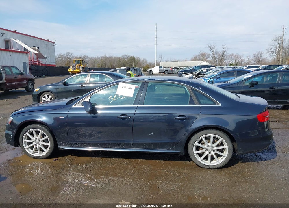 2014 AUDI A4 2.0T PREMIUM VIN: WAUFFAFL3EN011372
