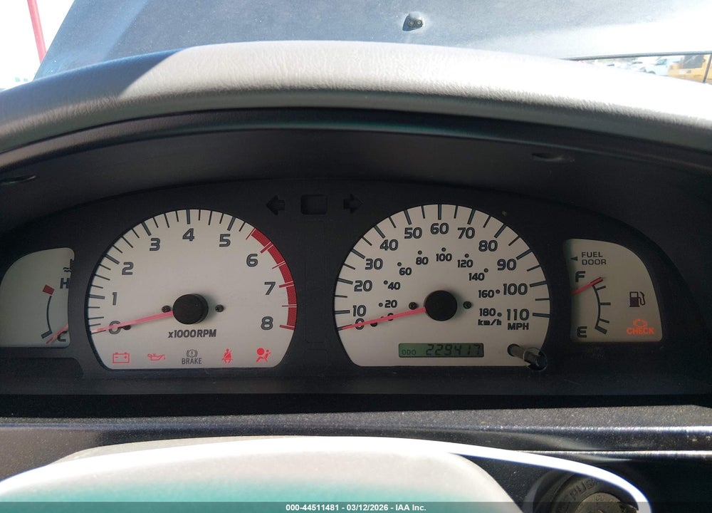 2003 TOYOTA TACOMA VIN: 5TEVL52N93Z155203