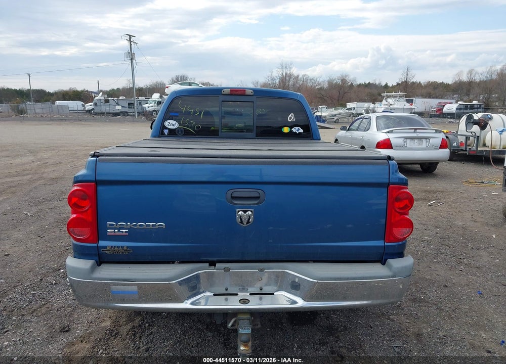 2006 DODGE DAKOTA SLT VIN: 1D7HE48K06S635319