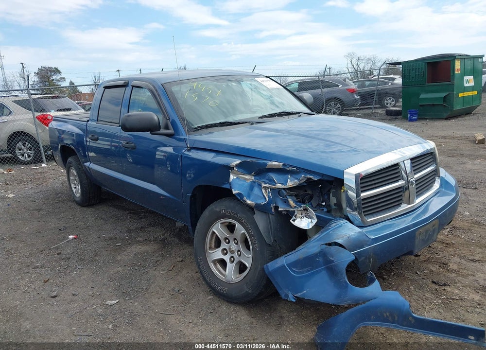 2006 DODGE DAKOTA SLT VIN: 1D7HE48K06S635319