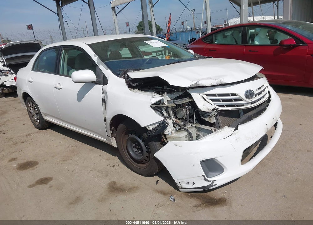 2013 TOYOTA COROLLA LE VIN: 5YFBU4EE6DP163174