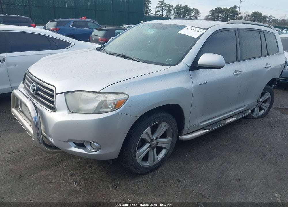 2008 TOYOTA HIGHLANDER SPORT VIN: JTEES43A282001562