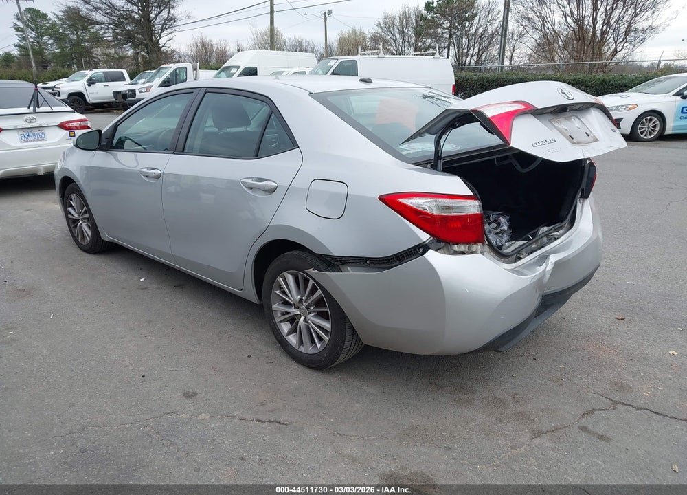 2014 TOYOTA COROLLA LE PREMIUM VIN: 2T1BURHE5EC007167
