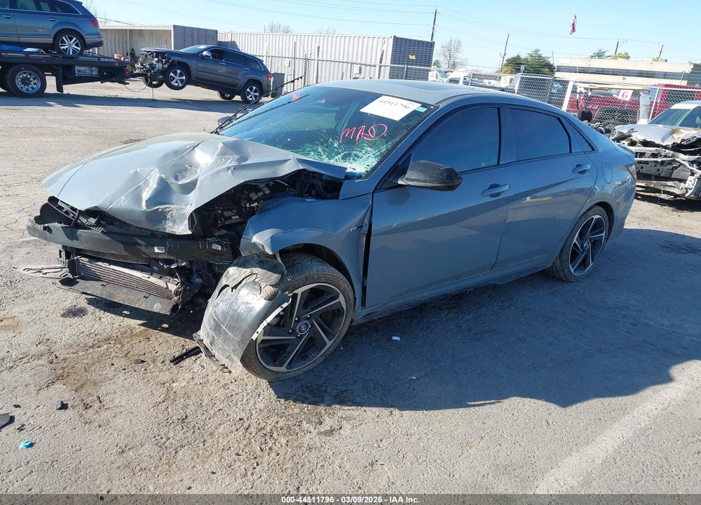 2021 HYUNDAI ELANTRA N LINE VIN: KMHLR4AF6MU182360