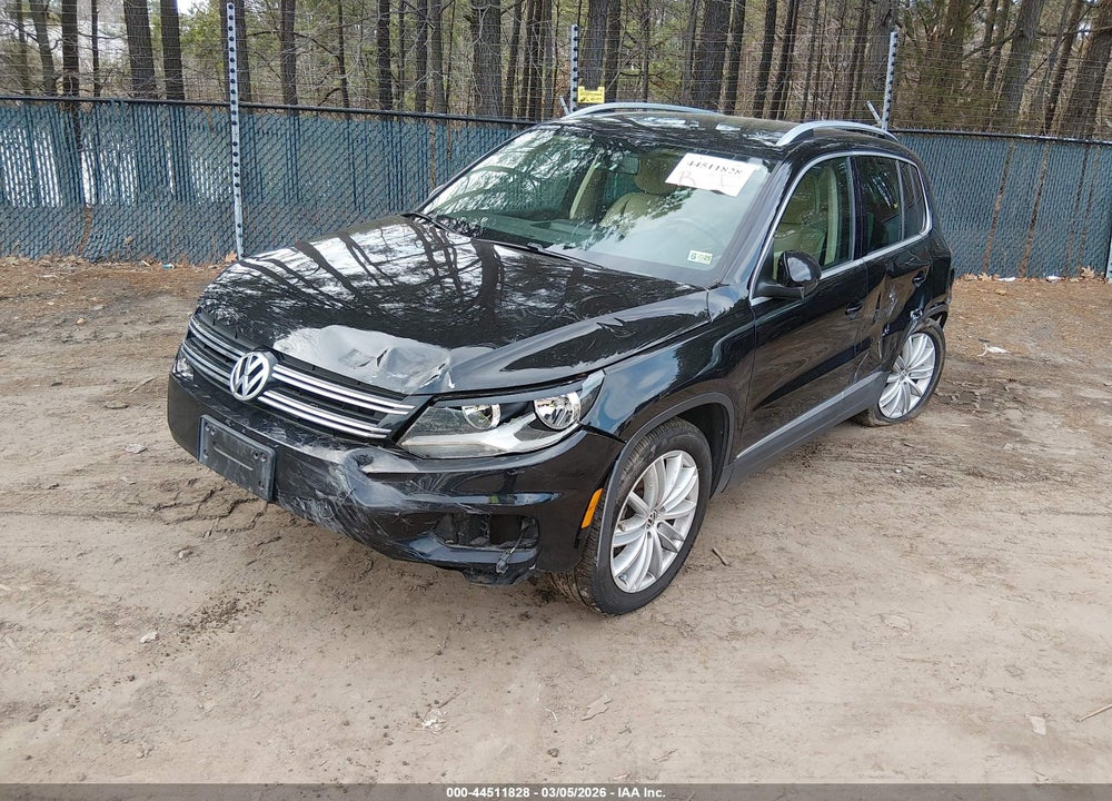 2014 VOLKSWAGEN TIGUAN SEL VIN: WVGBV3AX0EW556316
