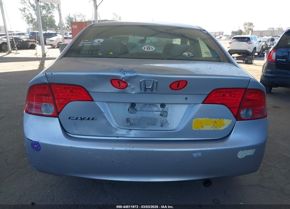 2006 HONDA CIVIC VIN: 1HGFA465X6L000243