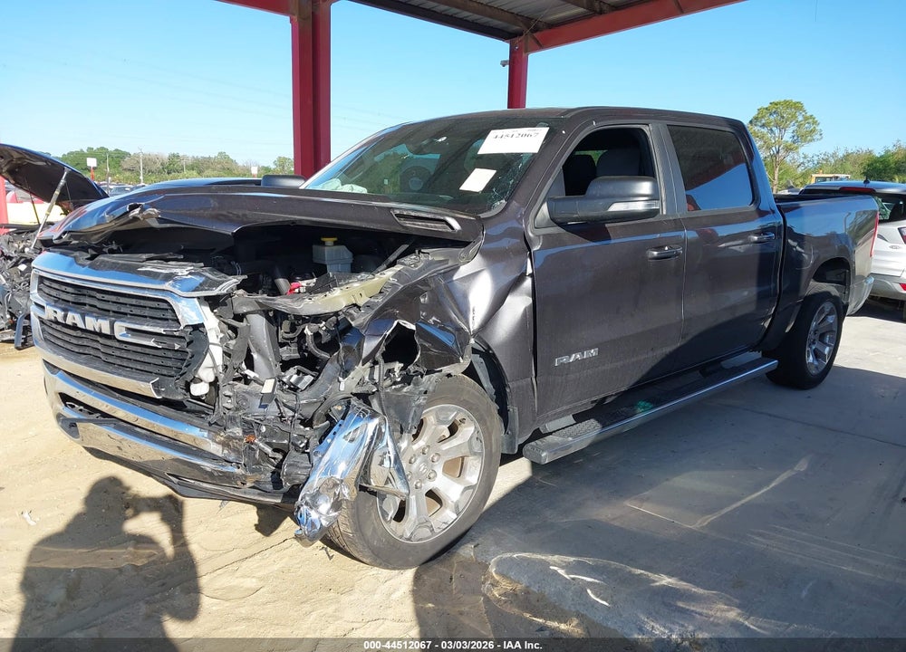 2021 RAM 1500 BIG HORN  4X2 5'7 BOX VIN: 1C6RREFG2MN532980