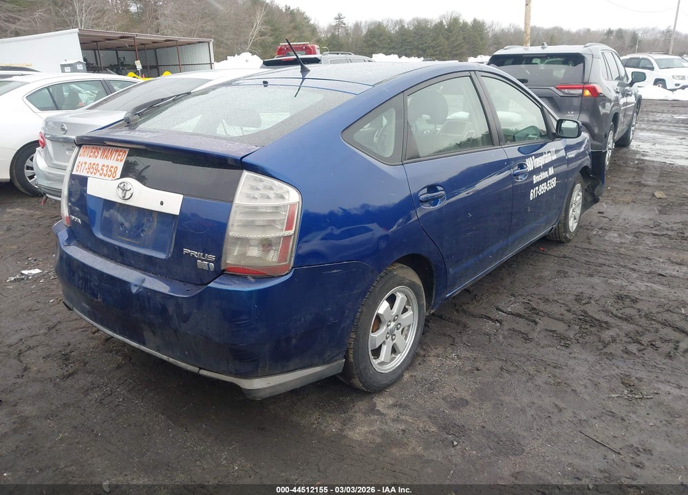 2008 TOYOTA PRIUS VIN: JTDKB20U687805019
