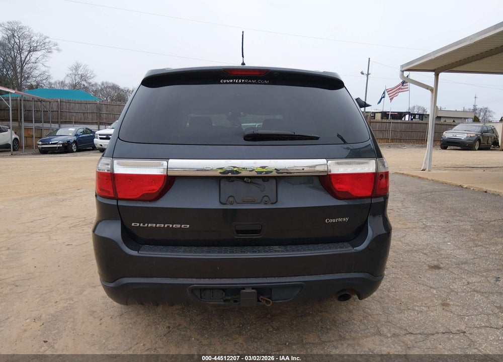 2013 DODGE DURANGO SXT VIN: 1C4RDHAG9DC694567