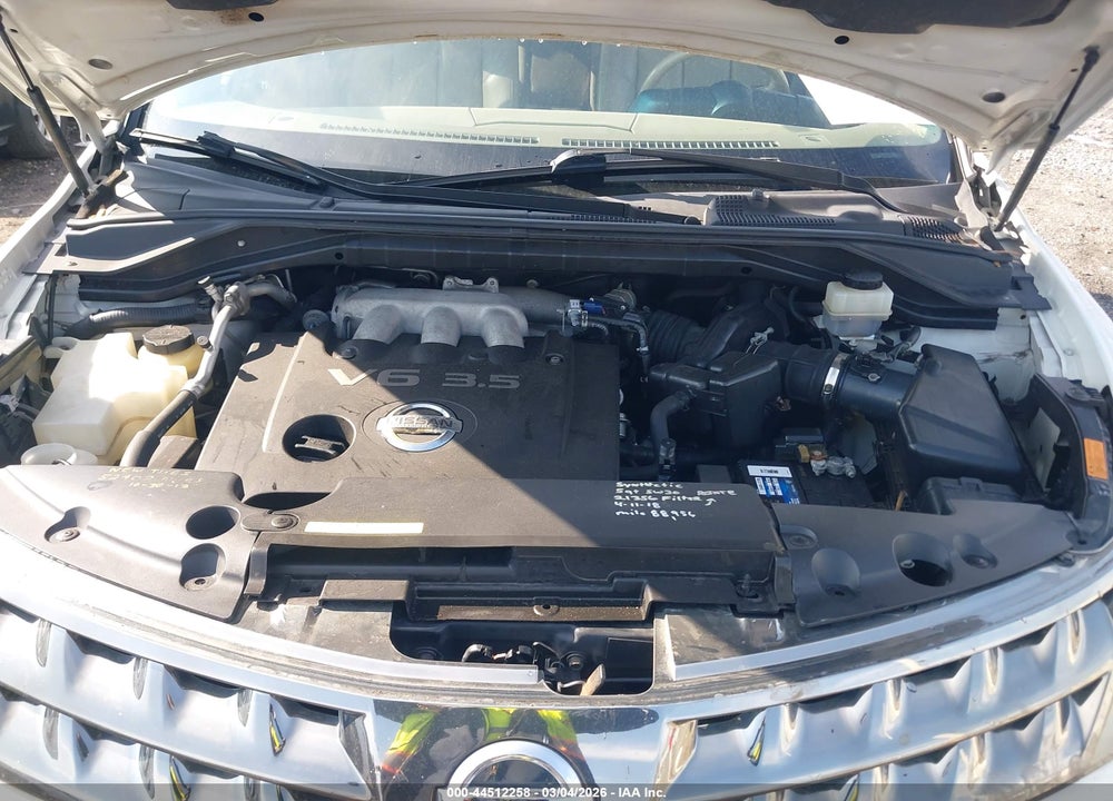 2007 NISSAN MURANO SL VIN: JN8AZ08W37W654585