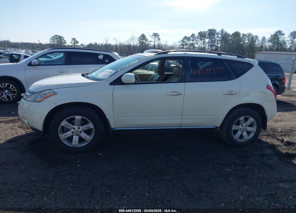 2007 NISSAN MURANO SL VIN: JN8AZ08W37W654585