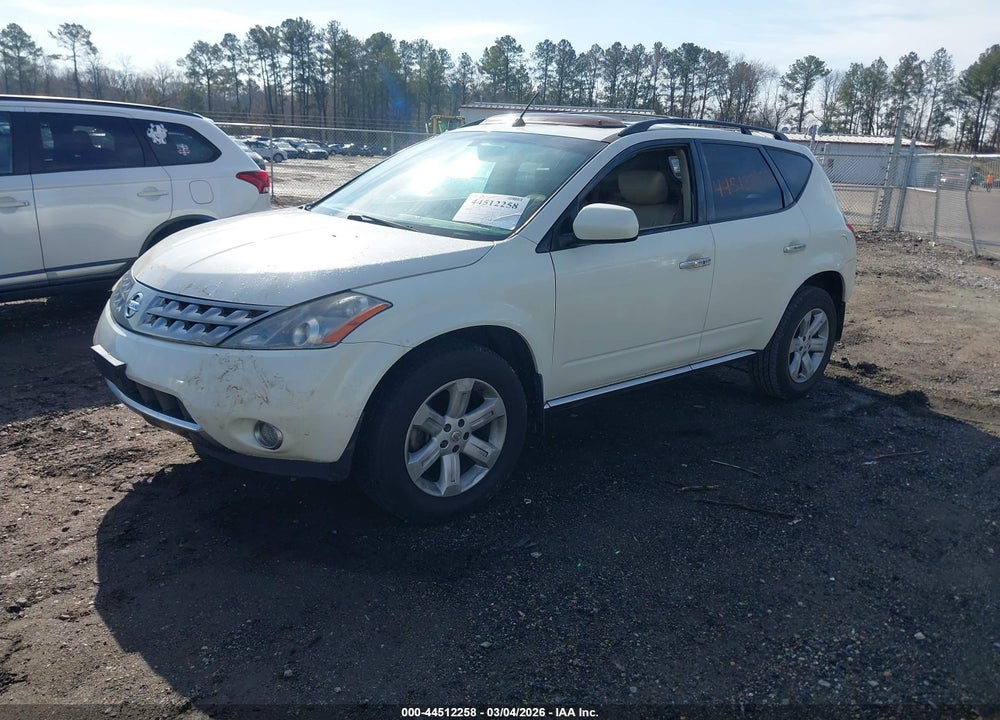 2007 NISSAN MURANO SL VIN: JN8AZ08W37W654585