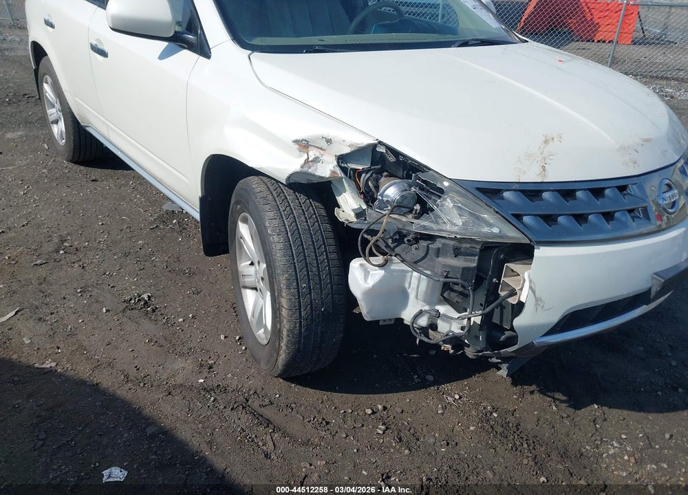2007 NISSAN MURANO SL VIN: JN8AZ08W37W654585
