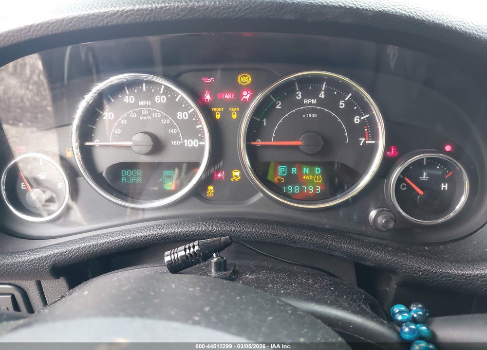 2012 JEEP WRANGLER UNLIMITED RUBICON VIN: 1C4HJWFG2CL231587