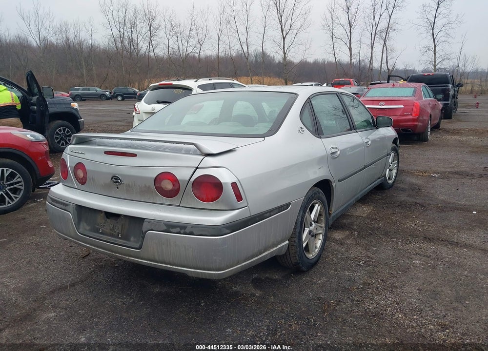 2003 CHEVROLET IMPALA VIN: 2G1WF52E439126198