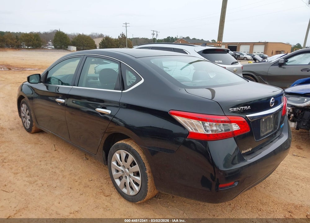 2014 NISSAN SENTRA SV VIN: 3N1AB7AP0EY256402