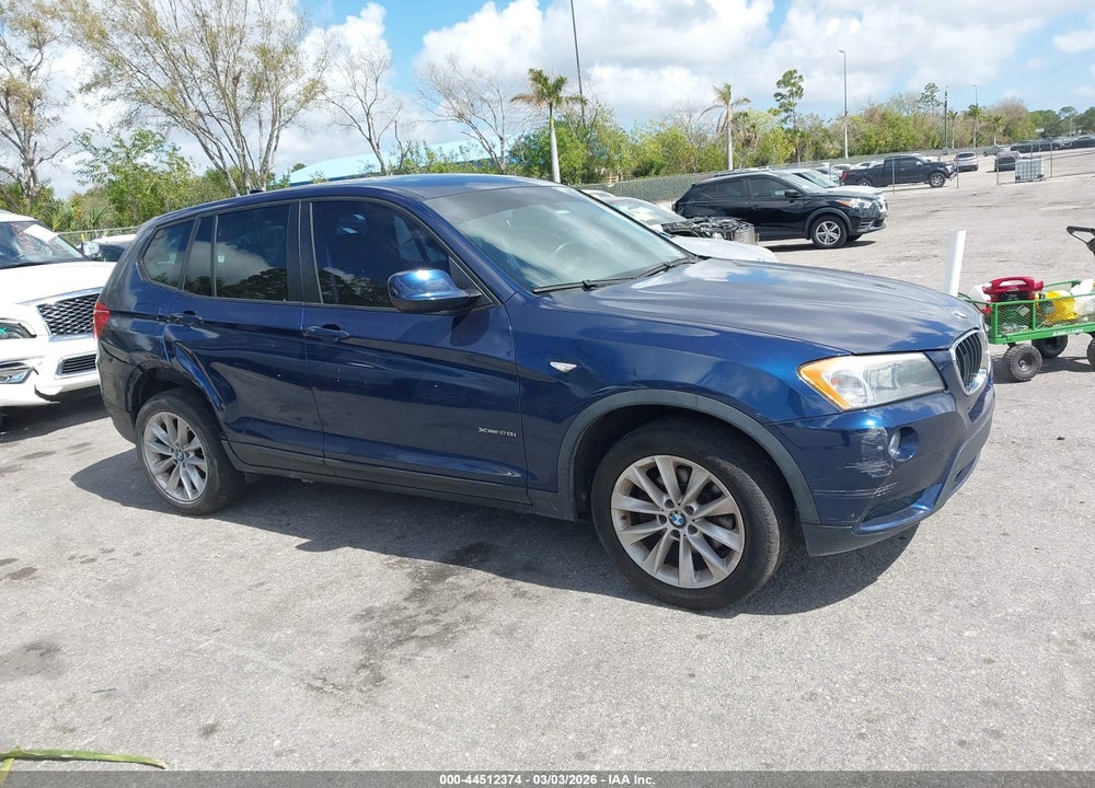 2013 BMW X3 XDRIVE28I VIN: 5UXWX9C54D0A08742