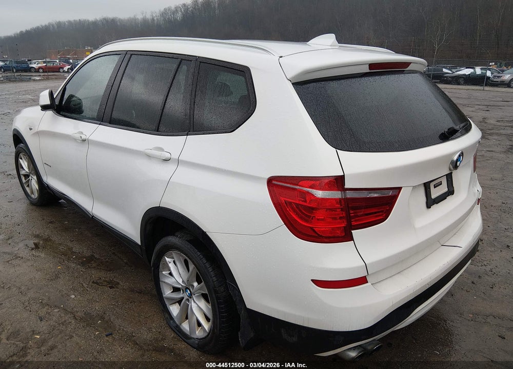 2017 BMW X3 XDRIVE28I VIN: 5UXWX9C55H0T00662