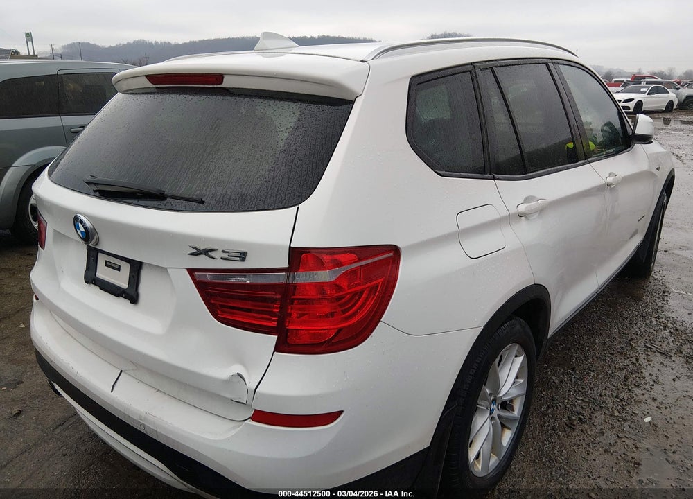 2017 BMW X3 XDRIVE28I VIN: 5UXWX9C55H0T00662