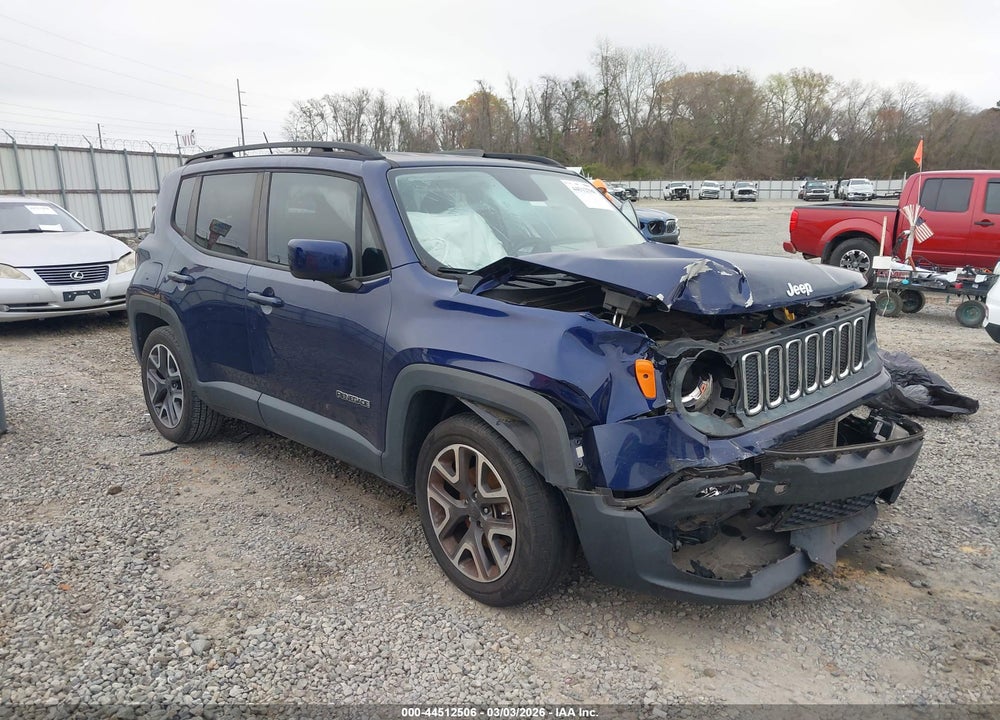2017 JEEP RENEGADE LATITUDE FWD VIN: ZACCJABB8HPF85740