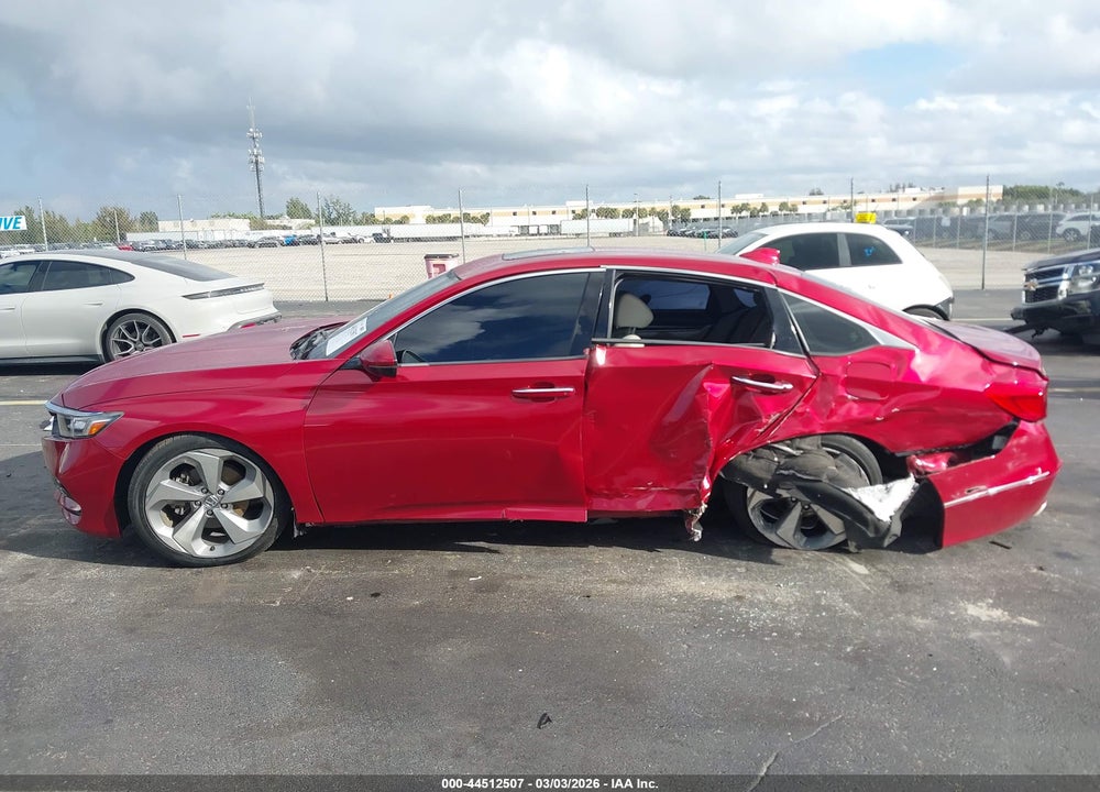 2018 HONDA ACCORD TOURING VIN: 1HGCV1F91JA107226