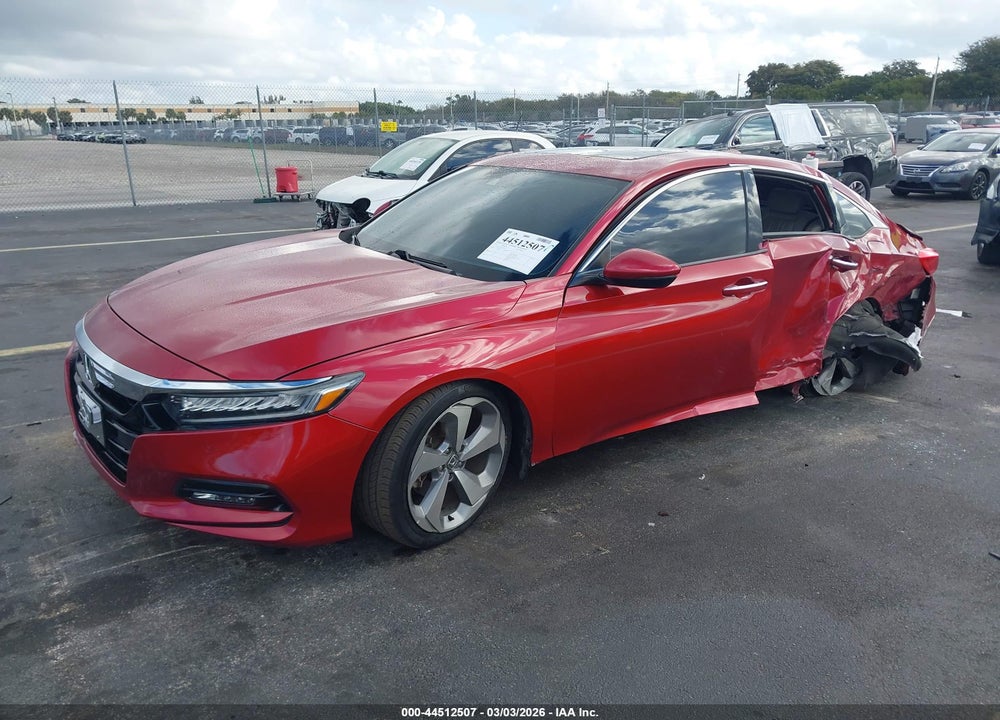 2018 HONDA ACCORD TOURING VIN: 1HGCV1F91JA107226
