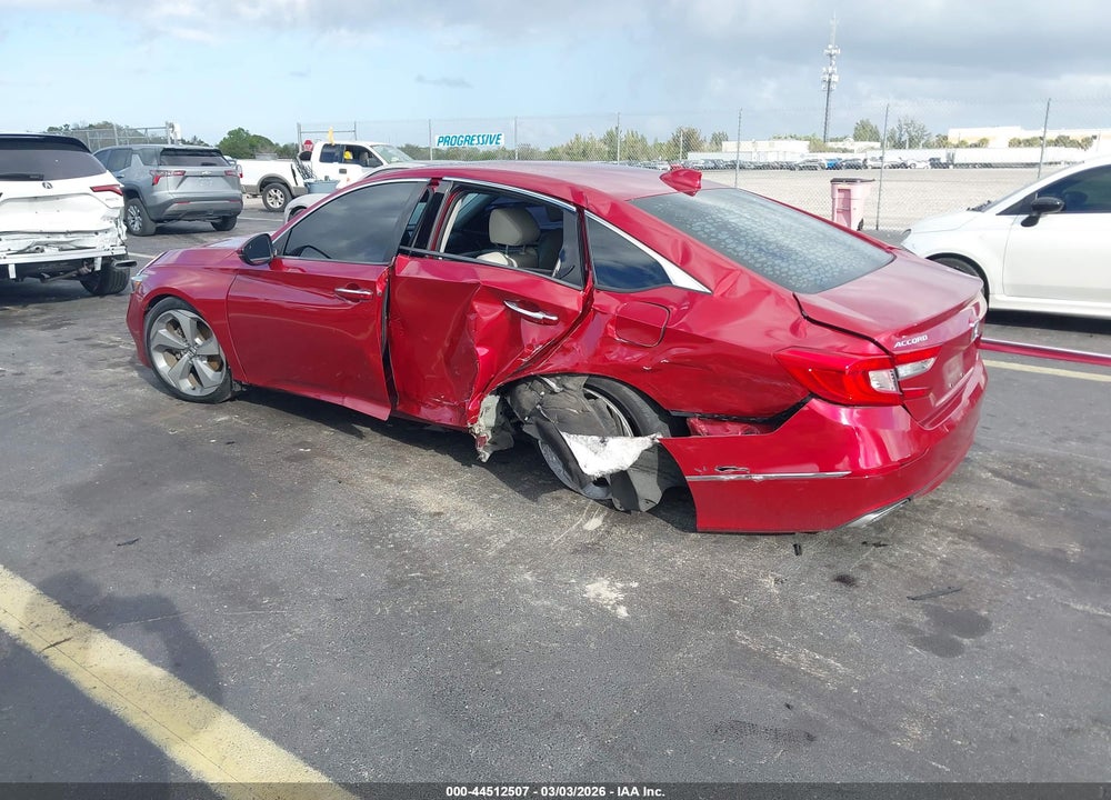 2018 HONDA ACCORD TOURING VIN: 1HGCV1F91JA107226