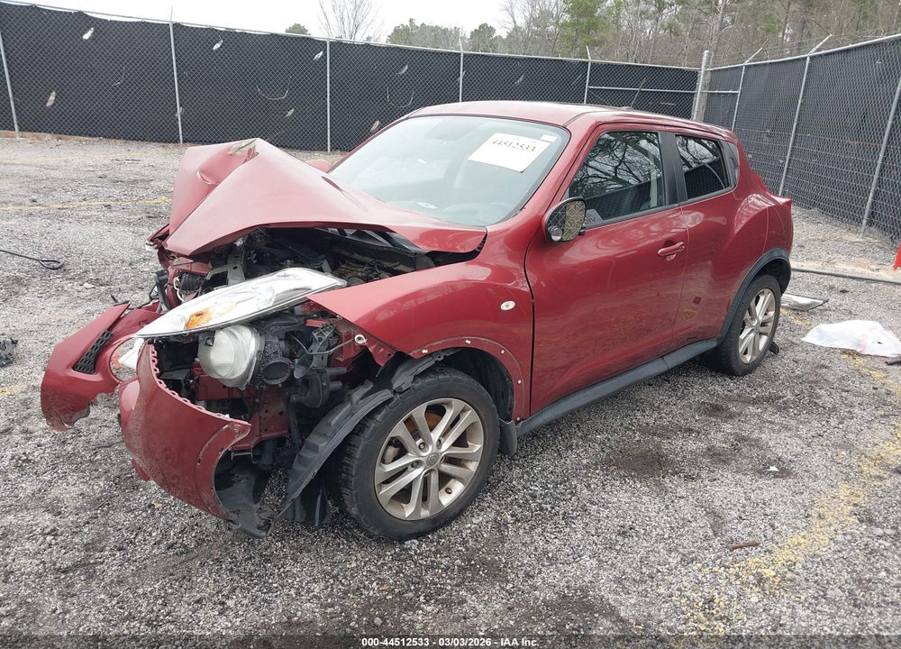 2011 NISSAN JUKE SV VIN: JN8AF5MR7BT001824
