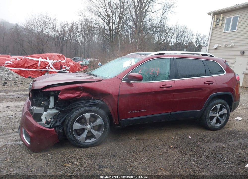 2019 JEEP CHEROKEE LIMITED 4X4 VIN: 1C4PJMDX7KD480107