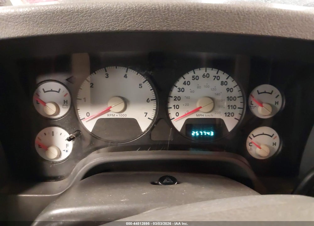 2007 DODGE RAM 2500 SLT/SPORT VIN: 1D7KS28D27J596356