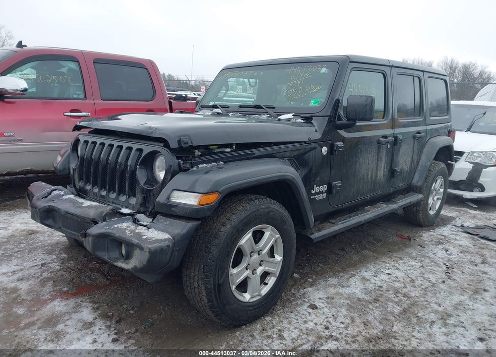2018 JEEP WRANGLER UNLIMITED SPORT S 4X4 VIN: 1C4HJXDN3JW189661